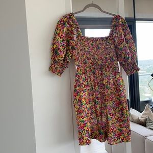 Rico x Target patterned mini dress.